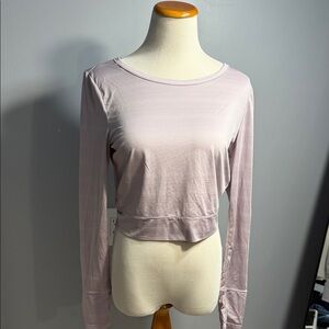 Danskin Women's Long Sleeve Light Purple Top